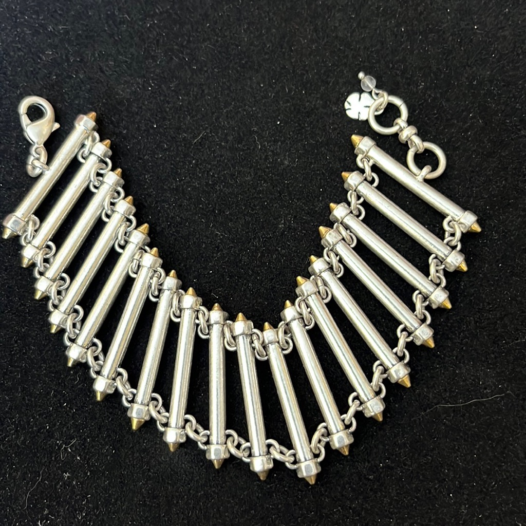 Lucky Brand Silvertone Link Bracelet